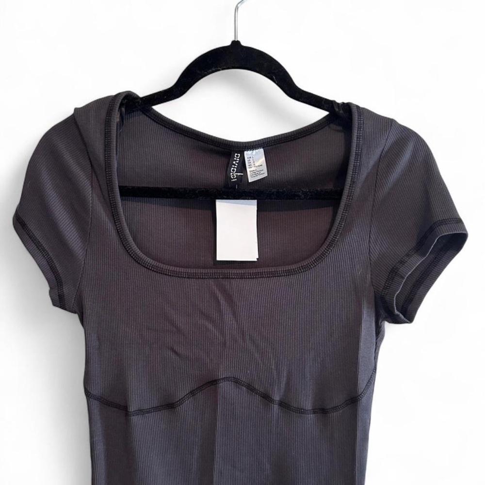 Gray Short Sleeve h&m Top